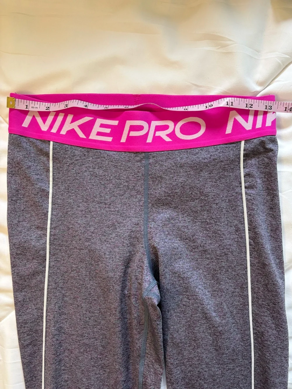 Nike Pink and Grey Leggings